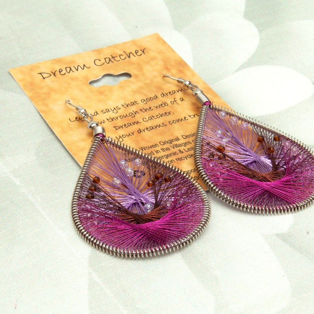 El Paso Trading Post Dream Catcher Woven Earrings